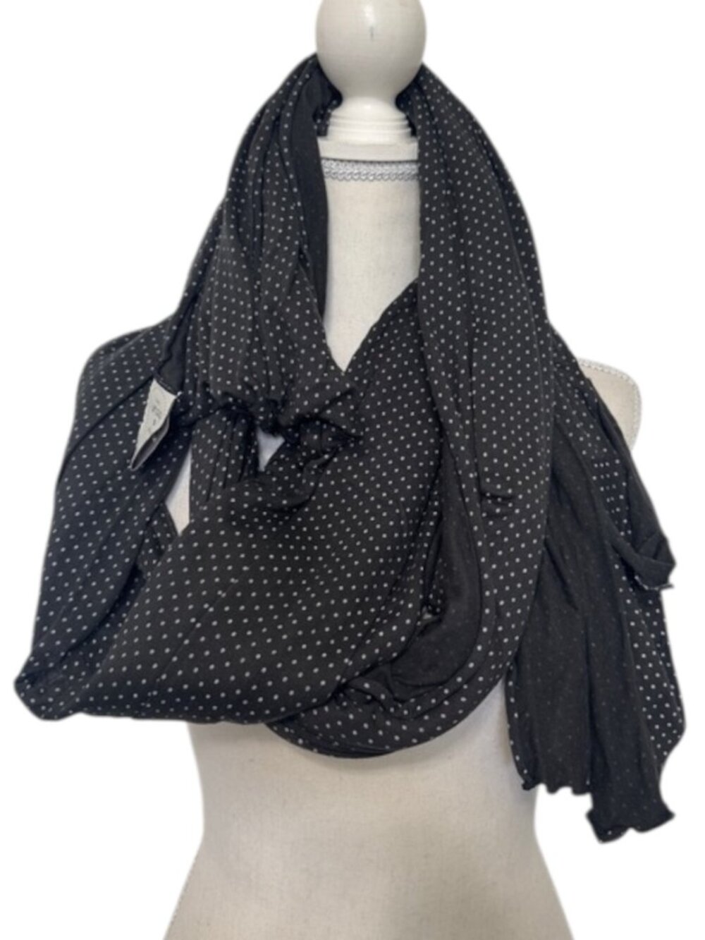Solly Baby The Wrap Polka Dot Unisex One Size Black Carrier